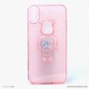 Ốp lưng IPHONE XS MAX Gấu KAWSS màu trong khoét táo