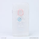 Ốp lưng IPHONE XS MAX Gấu KAWSS màu trong khoét táo