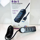 Hup 4 in 1 usb A to usb 3.0 x 3 + RJ45 BOROFONE DH6 bh01t