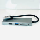 Hup chuyển type C to HDMI 30hz x1 , usb 2.0 x1 , usb 3.0 x1 , TF x1 , SD x1 ESSAGER EHBC05-FH0G-P bh03t
