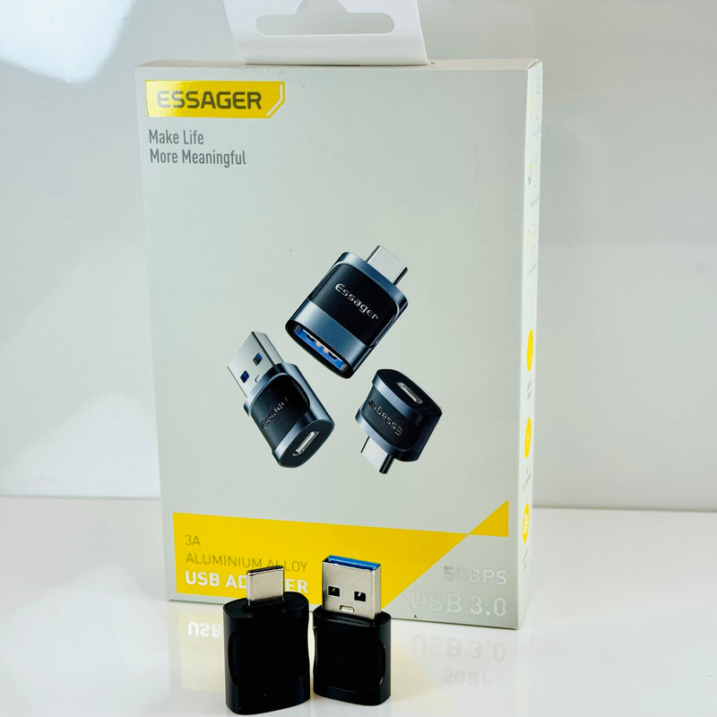 Jack chuyển usb A to type C ESSAGER EZJCA-XL01 bh03t