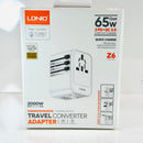 Cốc sạc 3 cổng GaN 65W type C 65w x2 + usb A 30w x1 LDNIO Z6 bh03t