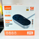 Ổ cấm điện 2500w 5 mét 2 cổng EU  LDNIO SC2018 bh03t