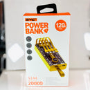 Pin sạc dự phòng 20000mah sạc nhanh có dây SYC S144 bh01t