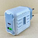 Cóc sạc 45w 1 type C + 1 usb A HOCO C136A bh01t