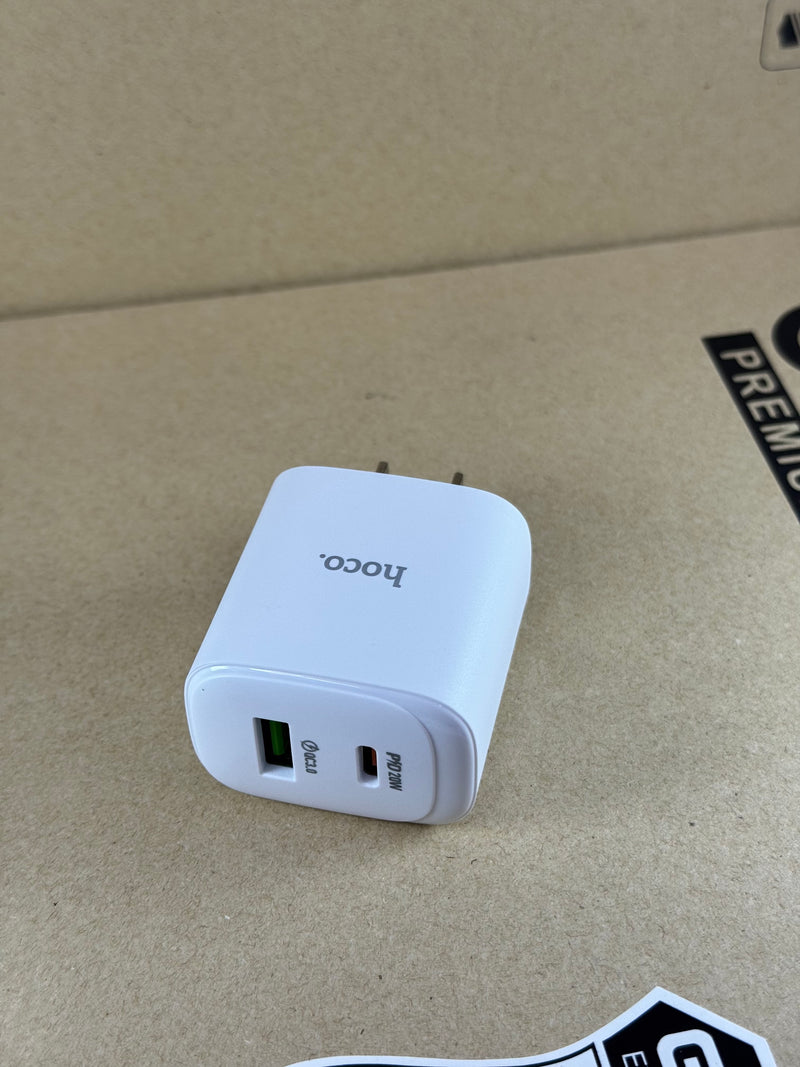 Cóc sạc usb A + type C 20w HOCO DMC5 PLUS bh01t