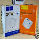 Cóc sạc usb A + type C 20w HOCO DMC9 bh01t