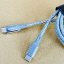 Cáp sạc type C to type C 1.5 mét màu trắng 60W INNOSTYLE POWERFLEX ICC150ALSLV bh12t