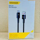 Cáp sạc usb A to type C 7A 100W 1 mét ESSAGER EXC7A-CG01-P CG03-P bh03t