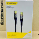 Cáp sạc type C to type C 100W 5A 1 mét ESSAGER EXCTT1-XJ01-P bh03t