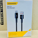Cáp sạc usb A to type C 6A 120W 1 mét ESSAGER EXC120-CG01-P bh03t