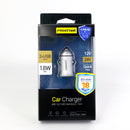 CÓC SẠC NHANH PISEN 18W Ô TÔ, XE MÁY - 2 CỔNG USB A (TP-C02LXF) BH12T