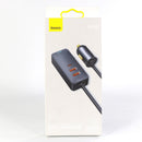 Cốc sạc Ô TÔ 1 type C, chia 2 USB A + 1 type C BASEUS (CCBT-AOG) bh03t