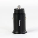 CỐC SẠC Ô TÔ 30W 1 CỔNG USB, 1 CỔNG TYPE C BASEUS (CCYS-C01) BH03T ĐIỀU KIỆN CÒN ĐỦ BAO BÌ