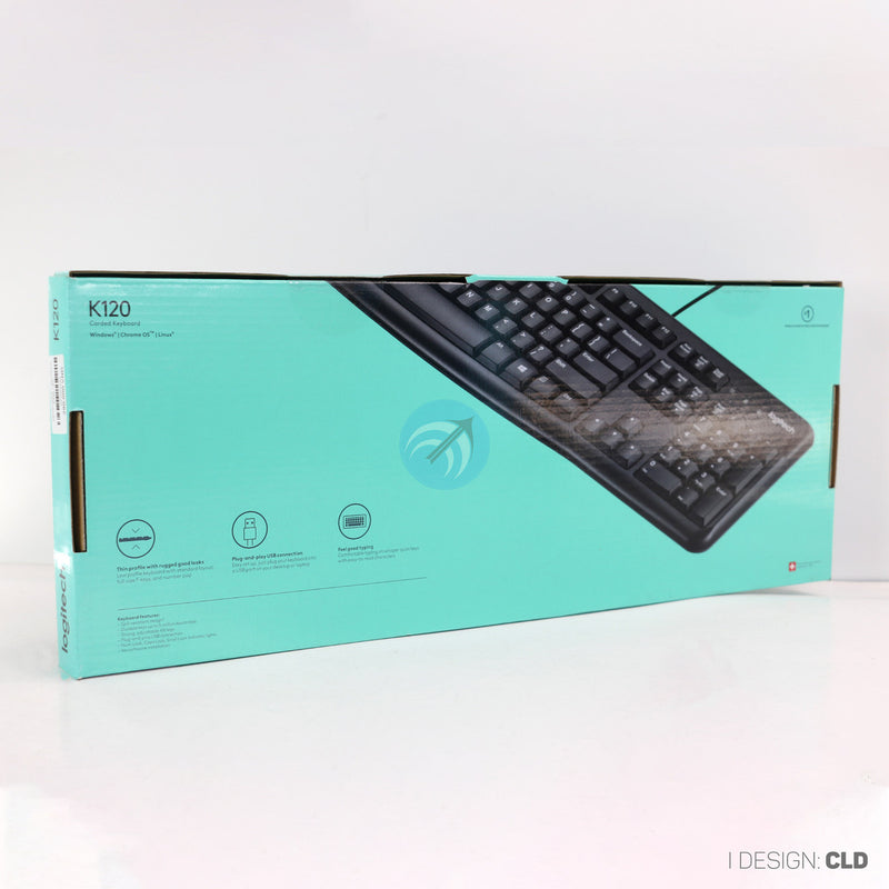 Bàn phím LOGITECH K120 - PC bh12t