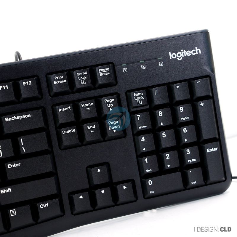 Bàn phím LOGITECH K120 - PC bh12t