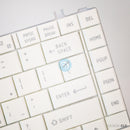 Key Toshiba L640/C640/L645, L745 L640D L645D C600 C600D C605D (Trắng) l635