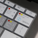 MIẾNG LÓT PHÍM/ PHỦ PHÍM MACBOOK 12"/ PRO 13"/ 15" (NON- TOUCH) JCPAL VERSKIN LEARN GREY JCP2176