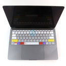 MIẾNG LÓT PHÍM/ PHỦ PHÍM MACBOOK 12"/ PRO 13"/ 15" (NON- TOUCH) JCPAL VERSKIN LEARN GREY JCP2176