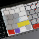 MIẾNG LÓT PHÍM/ PHỦ PHÍM MACBOOK 12"/ PRO 13"/ 15" (NON- TOUCH) JCPAL VERSKIN LEARN GREY JCP2176