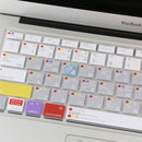 MIẾNG LÓT PHÍM/ PHỦ PHÍM MACBOOK AIR 13" 2018 JCPAL VERSKIN LEARN GREY JCP2333