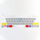 MIẾNG LÓT PHÍM/ PHỦ PHÍM MACBOOK AIR 13" 2018 JCPAL VERSKIN LEARN GREY JCP2333