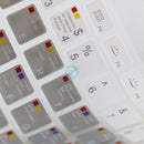 MIẾNG LÓT PHÍM/ PHỦ PHÍM MACBOOK AIR 13"/ RETINA 13"/ 15" JCPAL VERSKIN LEARN GREY JCP2050