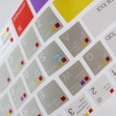 MIẾNG LÓT PHÍM/ PHỦ PHÍM MACBOOK PRO 13"/ 15" (TOUCH BAR) JCPAL VERSKIN LEARN GREY JCP2233