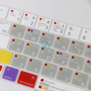 MIẾNG LÓT PHÍM/ PHỦ PHÍM MACBOOK PRO 13"/ 15" (TOUCH BAR) JCPAL VERSKIN LEARN GREY JCP2233