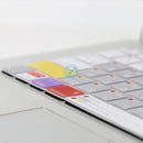 MIẾNG LÓT PHÍM/ PHỦ PHÍM MACBOOK PRO 13"/ 15" (TOUCH BAR) JCPAL VERSKIN LEARN GREY JCP2233