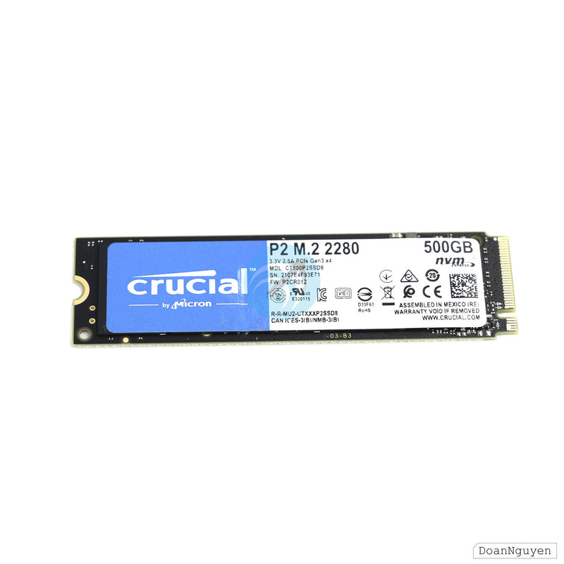 SSD CRUCIAL - MICRON 2200 M.2 NVME 500GB MTFDHBA256TCK bh36t