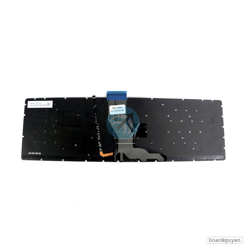 Bàn phím HP 15AB 15AU 15AX M6P 15AS M6AQ màu bạc có đèn bh06t