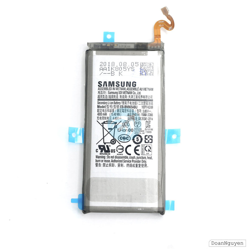 Pin điện thoại SAMSUNG NOTE 9 BN965 bh01t