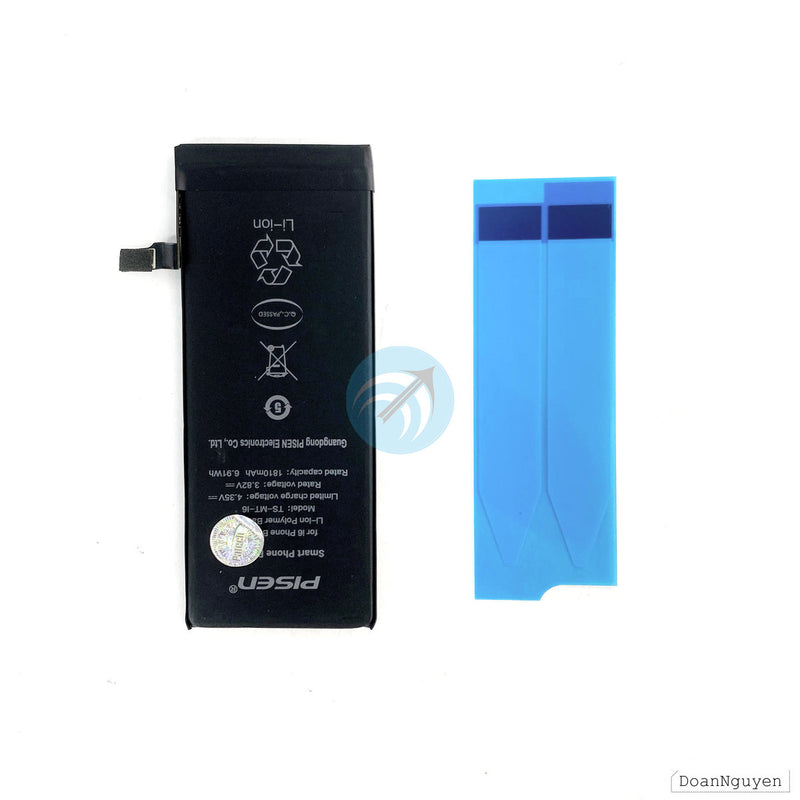 PIN ĐIỆN THOẠI IPHONE 6G DUNG LƯỢNG CHUẨN 3.82V 1810mah (PISEN) BH12T