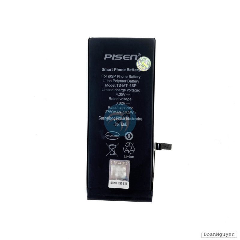 Pin điện thoại IPHONE 6S+ dung lượng chuẩn 3.82V 2750mah (PISEN) bh12t