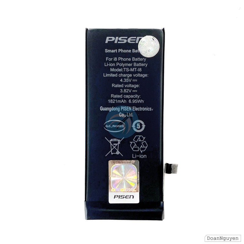 Pin điện thoai IPHONE 8G dung lượng chuẩn 3.8V 1821mah (PISEN) bh12t