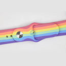 DÂY ĐEO APPLE WATCH 42MM 44MM CAO SU SỌC MÀU CẦU VỒNG