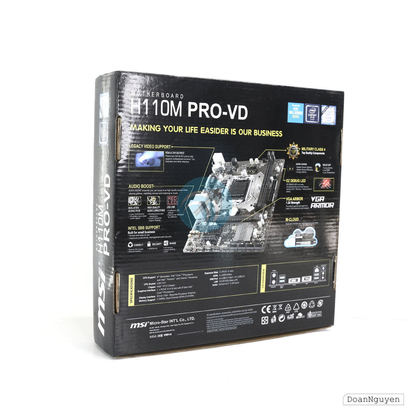 MAIN SK 1151 MSI H110M PRO-VD PLUS BOX RENEW-D3 BH12T