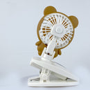 QUẠT CẦM TAY + KẸP BÀN HÌNH Q51