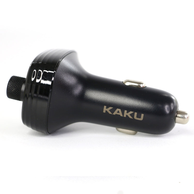 Tẩu Ô Tô KAKU KSC-184 Car FM Transmiter Bluetooth 5.0 / MP3 / MicroSD / 2x USB 3.4A / LED / Car Charger / Black