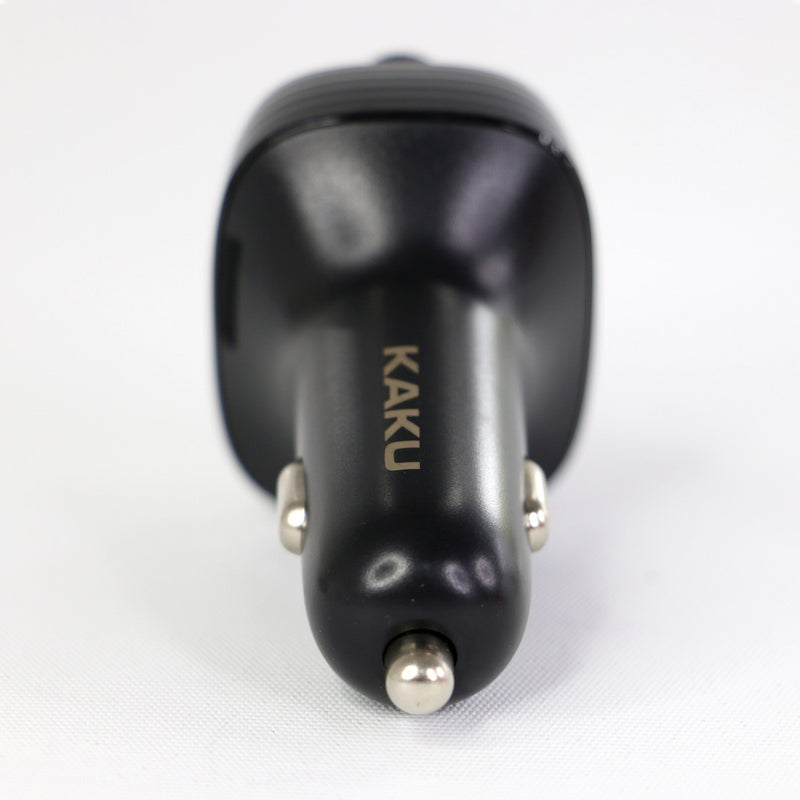 Tẩu Ô Tô KAKU KSC-184 Car FM Transmiter Bluetooth 5.0 / MP3 / MicroSD / 2x USB 3.4A / LED / Car Charger / Black