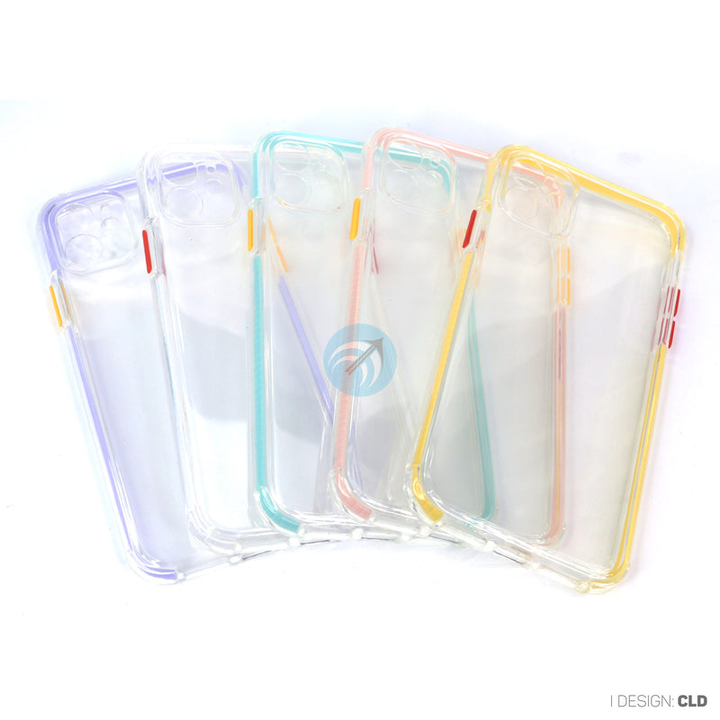 ỐP LƯNG ĐT IPHONE 11 6.1 TRONG VIỀN MÀU