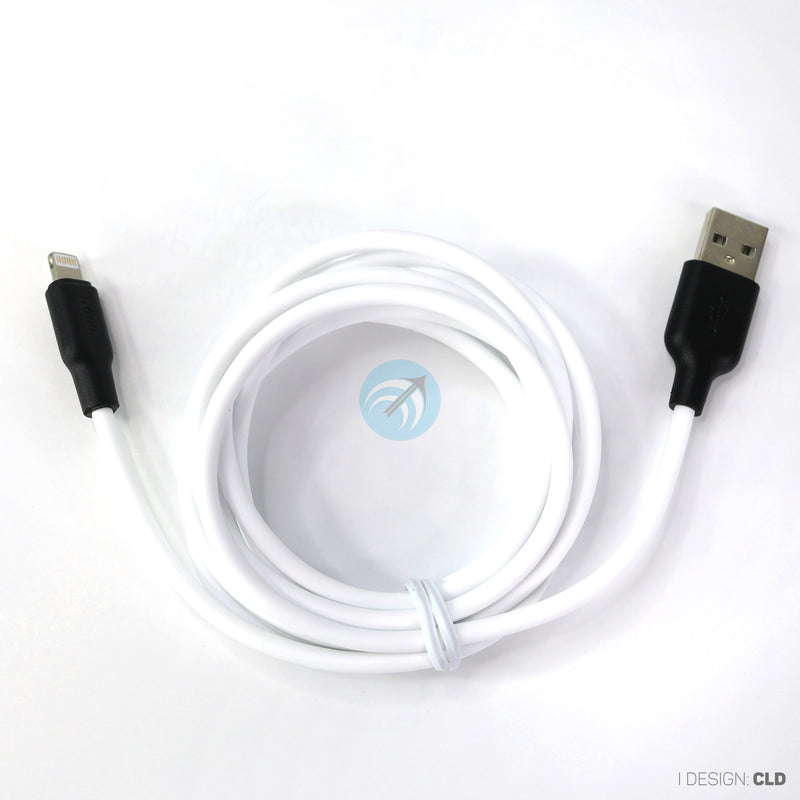 Cáp sạc usb A to lightning 2.4A silicone 2 mét HOCO X21 PLUS