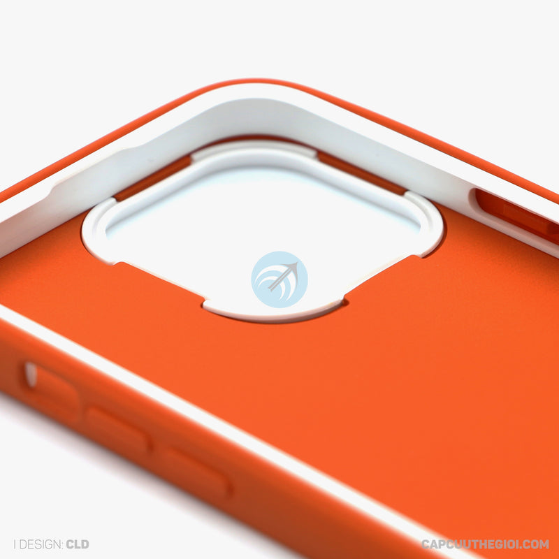 Ốp lưng IPHONE 13 PRO tách viền hình gấu