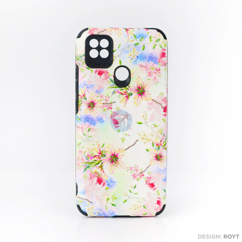 Ốp lưng XIAOMI REDMI 9C IMD da chống sốc hình hoa