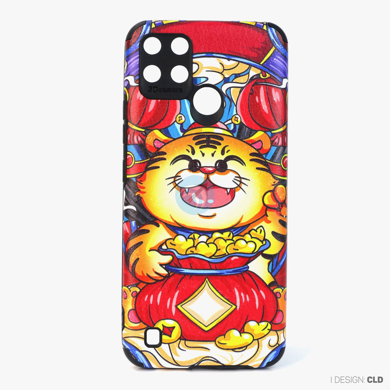 Ốp lưng REALME C12Y dẻo hình mèo thần tài