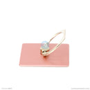 Nhẫn dán lưng điện thoại nhựa màu hồng