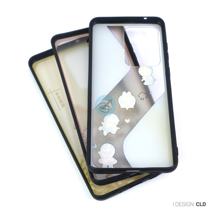 ỐP LƯNG ĐIỆN THOẠI SAMSUNG S20 ULTRA NHÁM HÌNH VIỀN MÀU