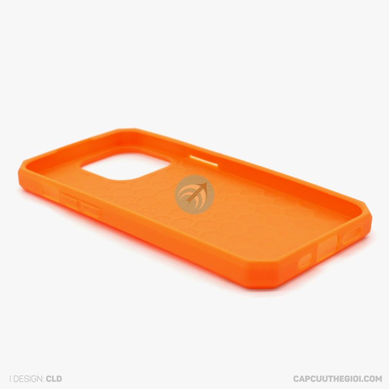 Ốp lưng IPHONE 13 PRO UAG silicon chống bẩn màu cam