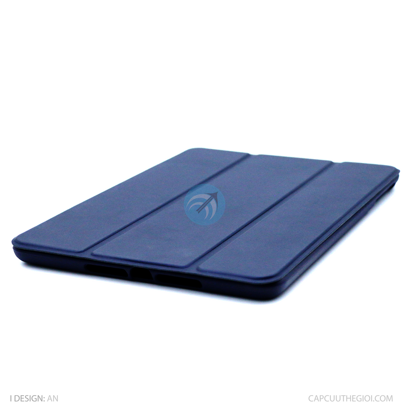 Bao da IPAD MINI 1/ 2/ 3/ 4/ 5 màu xanh khói KAKU TPU MINGYA